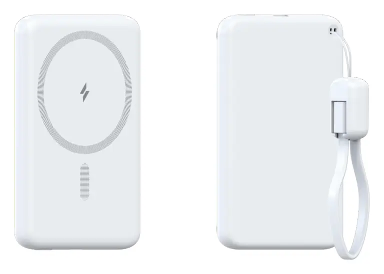 ZEROSET F91 5,000mAh slim magnetic power bank for OEM ODM wireless charging projects