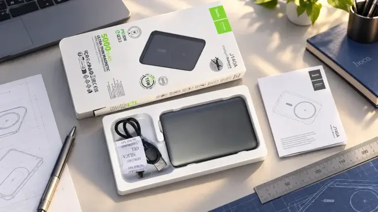 Power bank compliance testing bench with sample and test documents