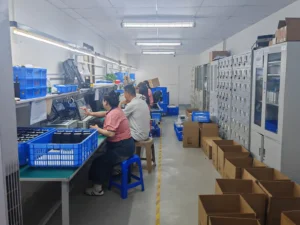 Power bank factory quality inspection station