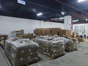 Power bank finished goods warehouse and shipment staging