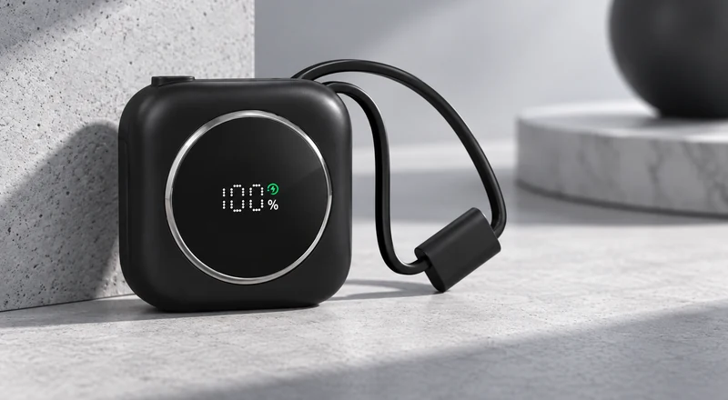 Retractable cable power bank