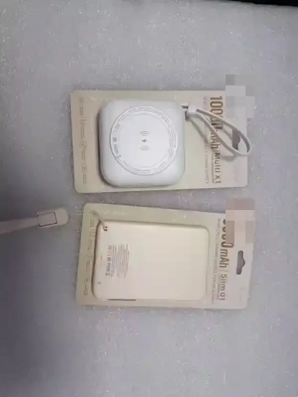 G-TIDE Multi X1 10000mAh power bank retail packaging and physical sample associated with ZEROSET F86-D project evidence