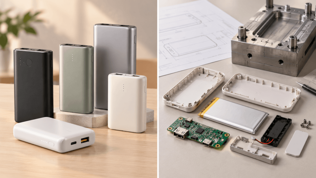 Private mold power bank development reference