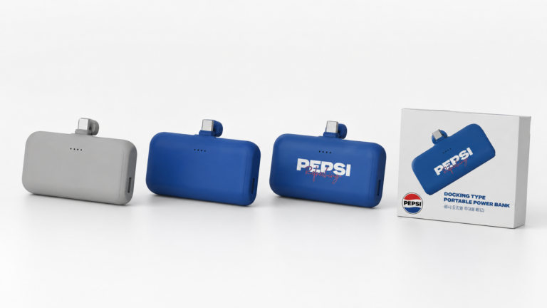 MIMI TECHNOLOGY PEPSI power bank sample and retail packaging evidence