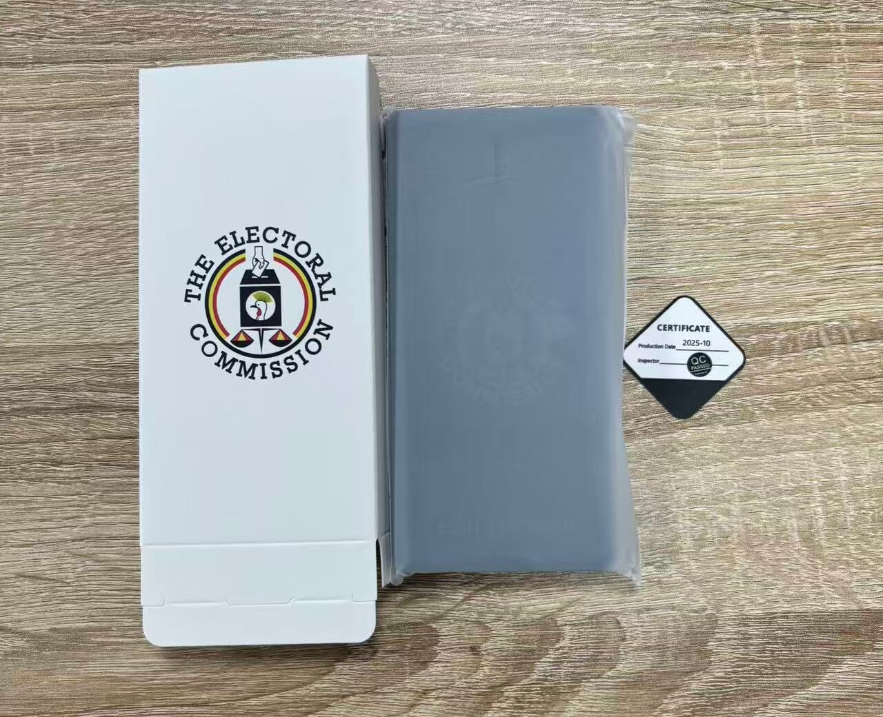 Uganda F73 power bank case study serialized production sample
