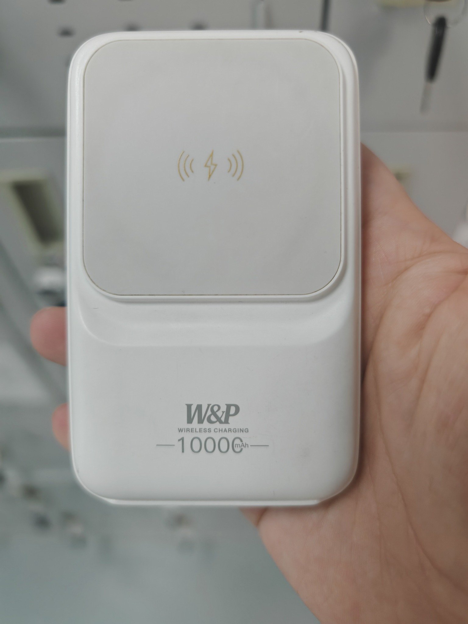 W&P HW33W 10000mAh magnetic wireless power bank with wireless charging pad