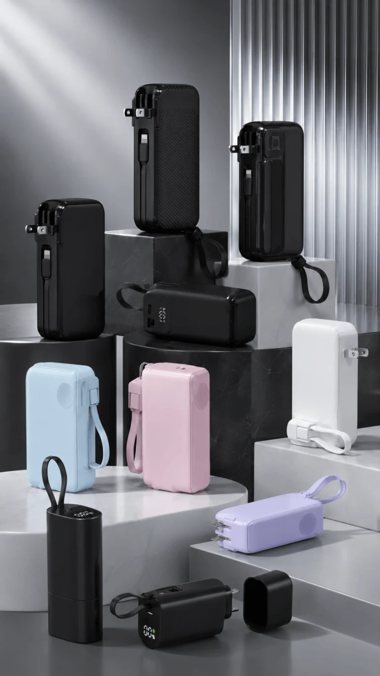 ZEROSET AC plug power bank series for OEM and ODM projects