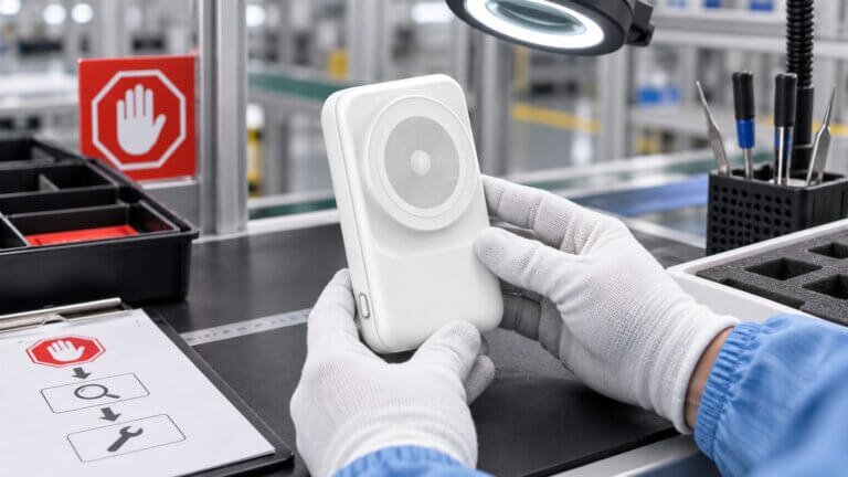 Power bank IPQC stop contain and recovery reference