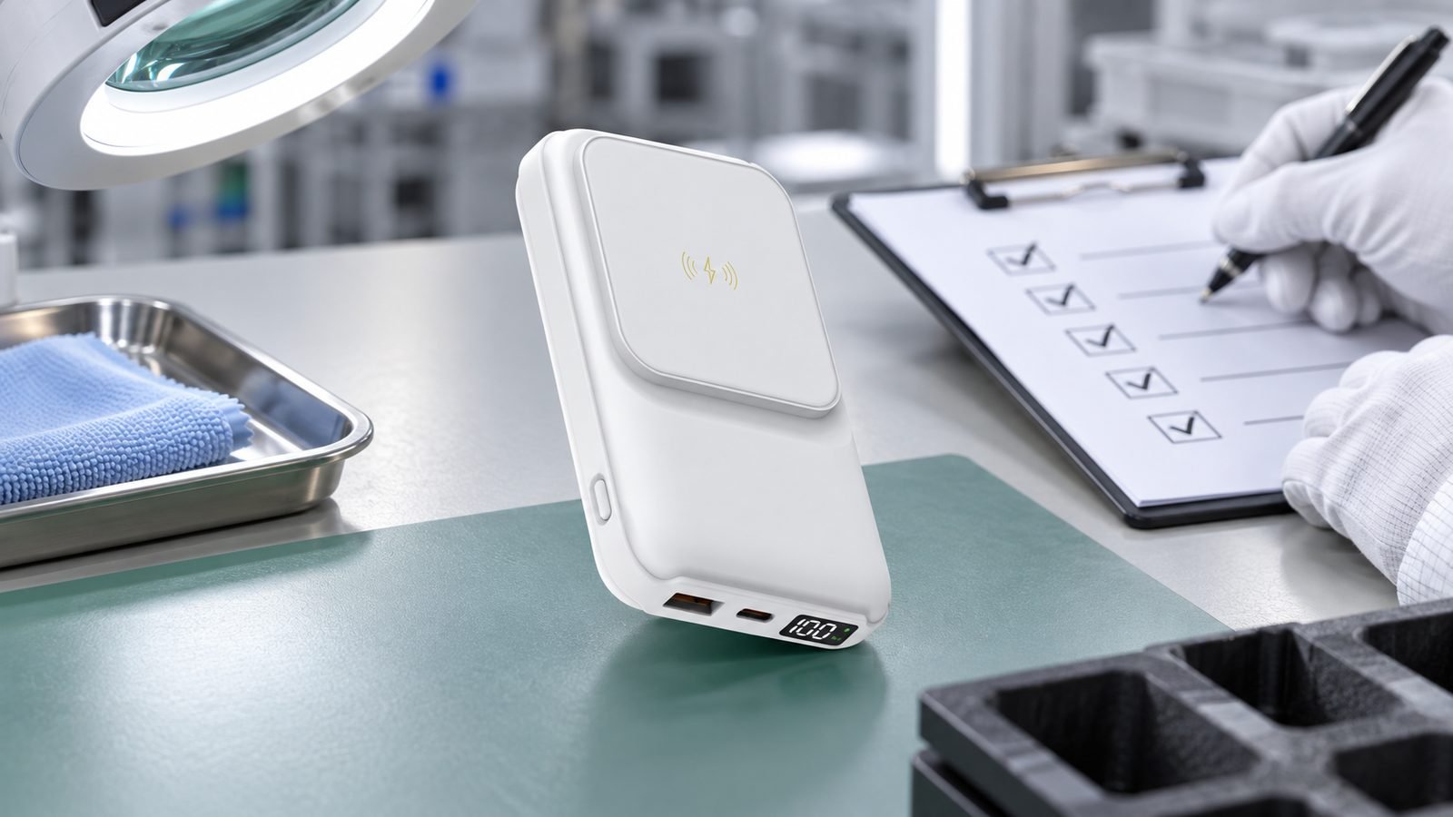 Power bank production QC inspection reference