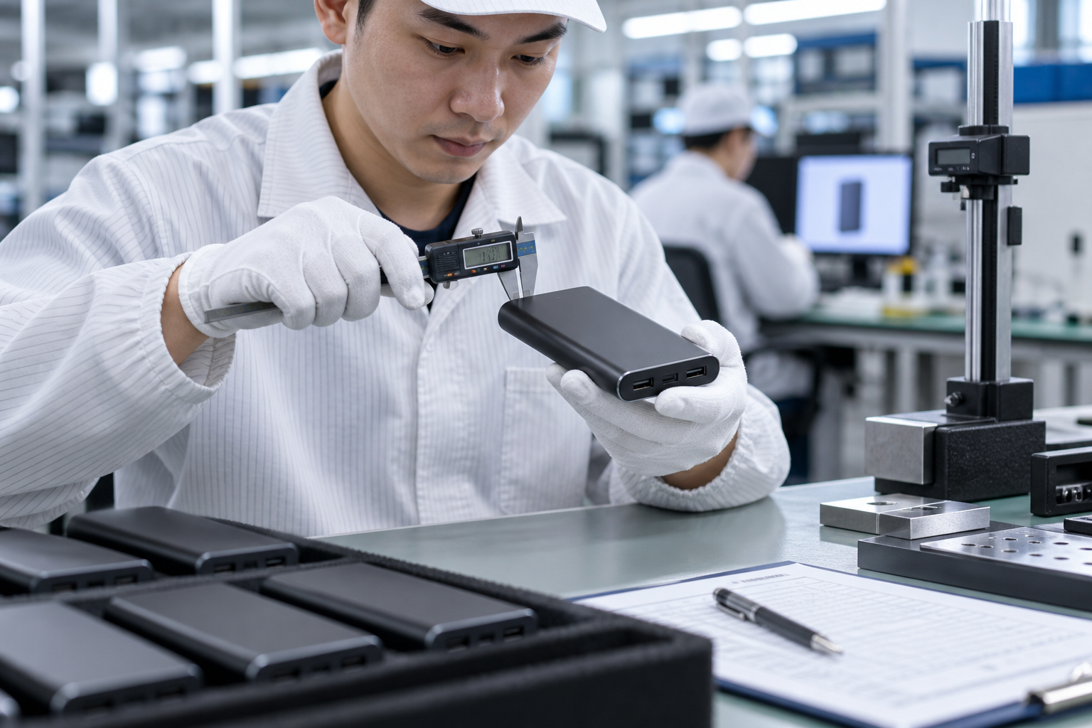 Power bank factory quality control audit
