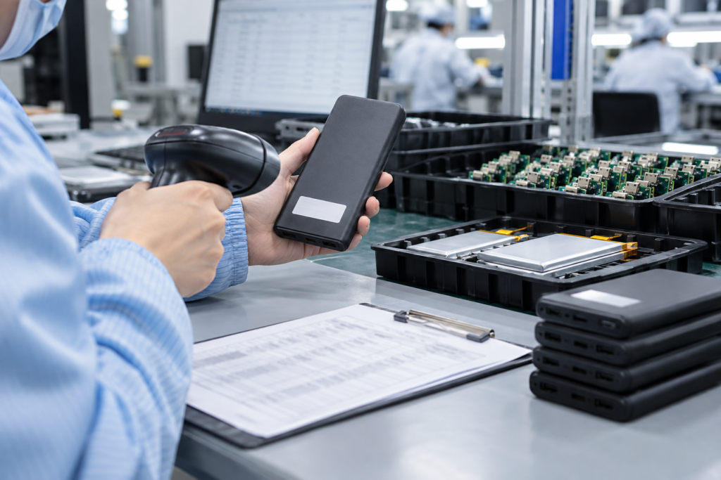Power bank factory traceability audit