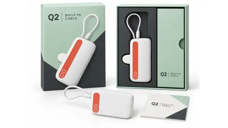 kata q2 power bank packaging hero, full composition