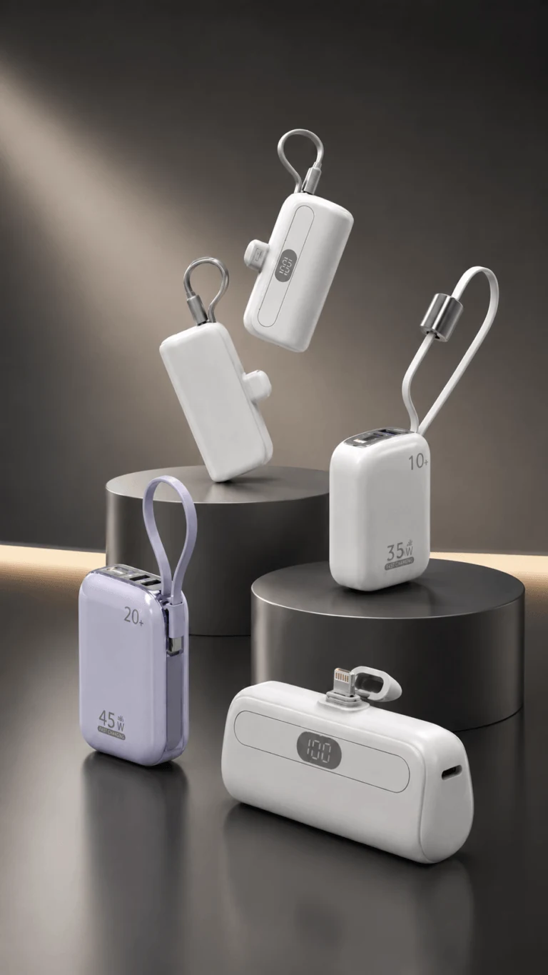 ZEROSET mini direct plug power bank series for OEM and ODM projects