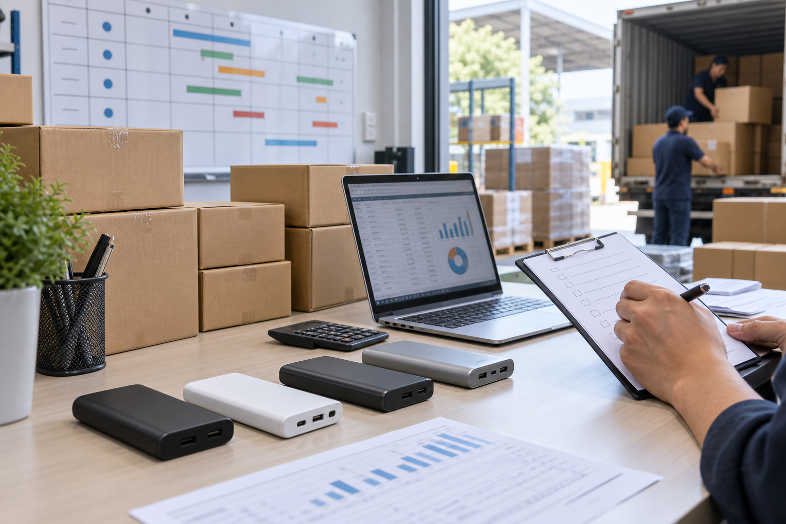 Power bank supplier commercial execution evidence