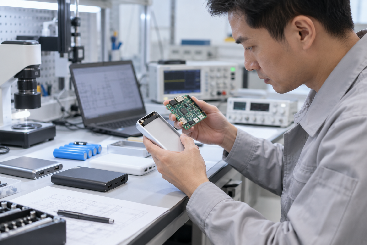 Power bank cell and document control evidence