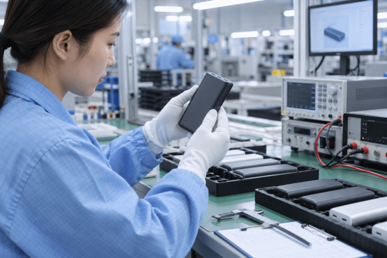 Power bank supplier quality system evidence